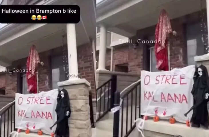 'ओ स्त्री कल आना...' कनाडा में Halloween को लगा बॉलीवुड का तड़का, Viral Video देख आप भी चौंक जांएगे