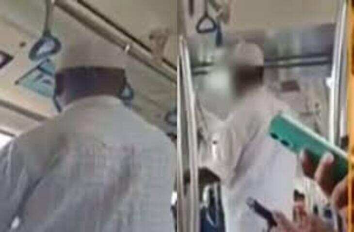 नया स्टार्टअप, बेंगलुरु मेट्रो के अंदर भीख मांगता नजर आया शख्स, लोग बोले- नया बिजनेस है, देखें वीडियो