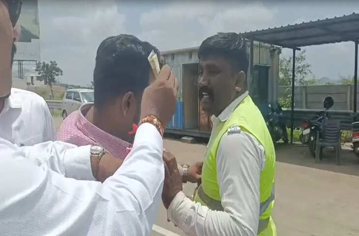 मुंबई-पुणे एक्सप्रेसवे पर जबरन वसूली करने वाले ट्रैफिक वार्डन की पिटाई का मामला, पुलिस ने की जांच शुरू