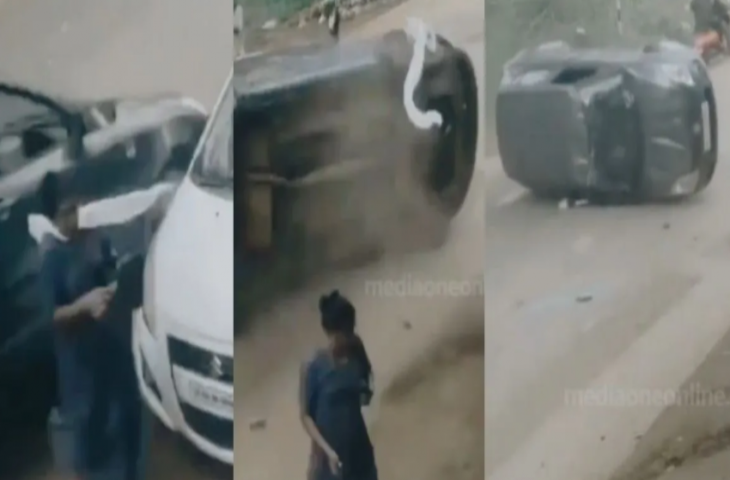 ये महिला सच में Lucky है! देखिए कैसे 1 सेकंड से बच गई मौत से, कैमरे में कैद हुआ भयानक हादसा