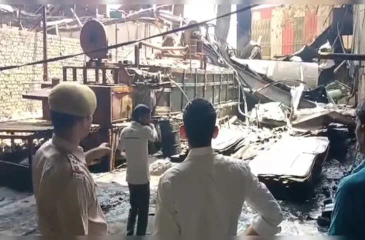 भिवाड़ी में दर्दनाक हादसा: दुग्गर फाइबर फैक्ट्री में भीषण आग, मजदूर जिंदा जला; अगले दिन मिला नर कंकाल, सुरक्षा व्यवस्था पर उठे सवाल