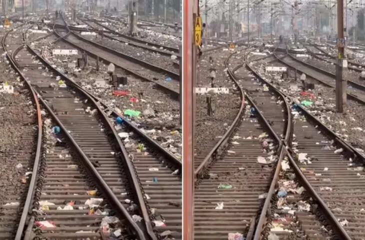 दीन दयाल उपाध्याय जंक्शन की ये हालत देख आपको आएगा गुस्सा, वीडियो देख समझ जाएंगे कौन फेंकता है कचरा