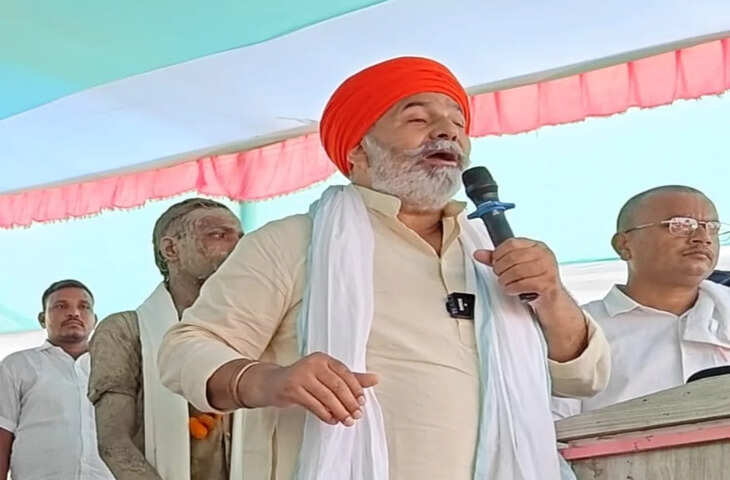 राकेश टिकैत ने नवादा में फूंका आंदोलन का बिगुल, बोले- सर्किल रेट बढ़े बिना नहीं देंगे सैटेलाइट टाउनशिप के लिए जमीन