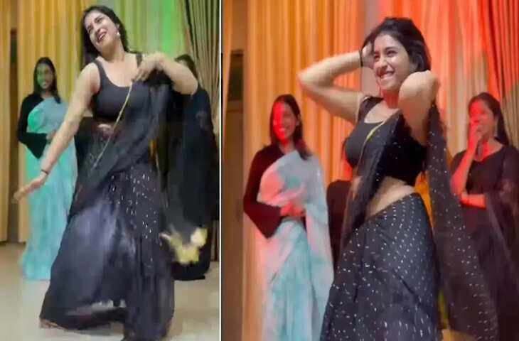 ब्लैक साड़ी में महिला का धमाकेदार डांस वीडियो वायरल, सोशल मीडिया यूजर्स हुए फैन
