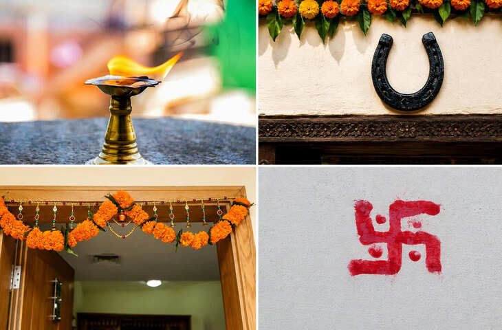 हिंदू धर्म में चातुर्मास का विशेष धार्मिक और आध्यात्मिक महत्व माना जाता है। मान्यता है कि इस दौरान भगवान विष्णु चार महीने के लिए योग निद्रा में चले जाते हैं। यही कारण है कि इस अवधि में विवाह, गृह प्रवेश, मुंडन और अन्य मांगलिक कार्यों को करने से परहेज किया जाता है। हालांकि, चातुर्मास का समय पूजा-पाठ, जप-तप, दान-पुण्य और आत्मचिंतन के लिए बेहद शुभ माना जाता है। वास्तु शास्त्र के अनुसार इस दौरान घर के मुख्य द्वार पर कुछ सरल उपाय अपनाकर सकारात्मक ऊर्जा का संचार किया जा सकता है और परिवार में सुख-शांति बनाए रखी जा सकती है।  चातुर्मास में क्यों होता है मुख्य द्वार का महत्व?  वास्तु शास्त्र में मुख्य द्वार को घर का सबसे महत्वपूर्ण हिस्सा माना गया है। ऐसा कहा जाता है कि यहीं से सकारात्मक और नकारात्मक ऊर्जा घर में प्रवेश करती है। यदि मुख्य द्वार स्वच्छ, व्यवस्थित और शुभ प्रतीकों से सुसज्जित हो, तो घर में सुख, शांति और समृद्धि का वास होता है। चातुर्मास के दौरान मुख्य द्वार पर किए गए कुछ विशेष उपाय नकारात्मक ऊर्जा को दूर रखने में सहायक माने जाते हैं।  1. मुख्य द्वार पर बनाएं स्वस्तिक का चिन्ह  चातुर्मास में मुख्य द्वार पर हल्दी, कुमकुम या सिंदूर से स्वस्तिक का चिन्ह बनाना बेहद शुभ माना जाता है। स्वस्तिक को मंगल और सकारात्मक ऊर्जा का प्रतीक माना जाता है। यह घर में शुभता और सौभाग्य का संचार करता है।  2. आम या अशोक के पत्तों का तोरण लगाएं  मुख्य द्वार पर आम या अशोक के पत्तों का तोरण लगाने की परंपरा प्राचीन समय से चली आ रही है। मान्यता है कि इससे नकारात्मक ऊर्जा घर में प्रवेश नहीं कर पाती और वातावरण पवित्र बना रहता है। समय-समय पर सूखे पत्तों को बदलते रहना चाहिए।  3. शाम के समय दीपक जलाएं  चातुर्मास के दौरान प्रतिदिन संध्या के समय मुख्य द्वार पर घी या तिल के तेल का दीपक जलाना शुभ माना जाता है। इससे घर में सकारात्मक ऊर्जा बढ़ती है और मानसिक शांति का अनुभव होता है। धार्मिक मान्यताओं के अनुसार यह उपाय देवी-देवताओं की कृपा प्राप्त करने में भी सहायक माना जाता है।  4. मुख्य द्वार को रखें साफ और व्यवस्थित  वास्तु शास्त्र के अनुसार मुख्य द्वार पर गंदगी, टूटा-फूटा सामान या कबाड़ नहीं होना चाहिए। साफ-सुथरा और व्यवस्थित प्रवेश द्वार सकारात्मक ऊर्जा को आकर्षित करता है। नियमित रूप से मुख्य द्वार की सफाई करना और उसे सुंदर बनाए रखना शुभ माना जाता है।  5. रंगोली या शुभ चिन्ह बनाएं  मुख्य द्वार पर रंगोली, शुभ-लाभ, ॐ या अन्य मंगलकारी प्रतीकों का निर्माण करना भी शुभ माना जाता है। इससे घर का वातावरण सकारात्मक रहता है और आने वाले अतिथियों का स्वागत भी शुभता के साथ होता है।  चातुर्मास में करें भक्ति और सकारात्मक कार्य  धार्मिक मान्यताओं के अनुसार चातुर्मास के दौरान भगवान विष्णु की पूजा, मंत्र जाप, व्रत, दान और धार्मिक ग्रंथों का पाठ विशेष फलदायी माना जाता है। इस समय व्यक्ति को सात्विक जीवनशैली अपनाने, क्रोध और नकारात्मक विचारों से दूर रहने तथा सेवा और परोपकार के कार्यों पर अधिक ध्यान देना चाहिए।  Disclaimer: यह लेख धार्मिक मान्यताओं और वास्तु शास्त्र में बताए गए पारंपरिक उपायों पर आधारित है। इनकी वैज्ञानिक पुष्टि का दावा नहीं किया जाता। किसी भी उपाय को अपनाने से पहले अपनी आस्था और विवेक के अनुसार निर्णय लें।