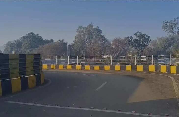 छत्तीसगढ़ के मनेन्द्रगढ़ में रेलवे ओवरब्रिज का 90 डिग्री टर्न, सोशल मीडिया पर बना चर्चा का विषय