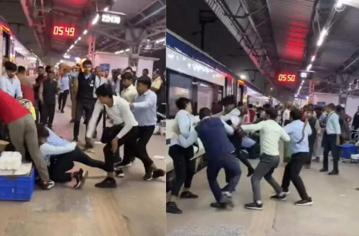 &lsquo;आपको नियम नहीं पता&rsquo;&hellip; रेलवे स्टेशन पर जवान से भिड़ा यात्री, VIDEO वायरल