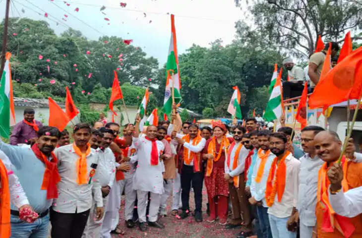 रानी अवंती बाई लोधी की जयंती पर निकली भव्य बाइक रैली, सैकड़ों बाइक के साथ उमड़ा समाज