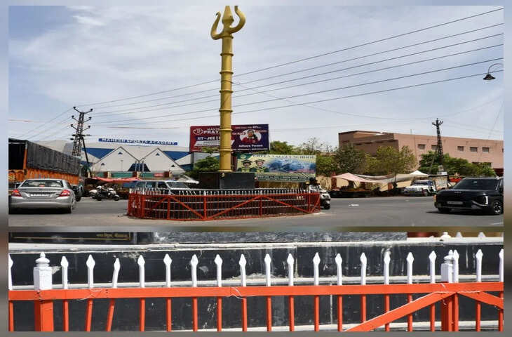 भीलवाड़ा के चौराहे बने &lsquo;डेथ पॉइंट&rsquo;, खतरनाक स्ट्रक्चर पर उठे सवाल