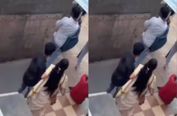 पति फोन में था मशगूल, पीछे पत्नी ने दूसरे लड़के को किया किस, वीडियो ने इंटरनेट पर छेड़ी बहस