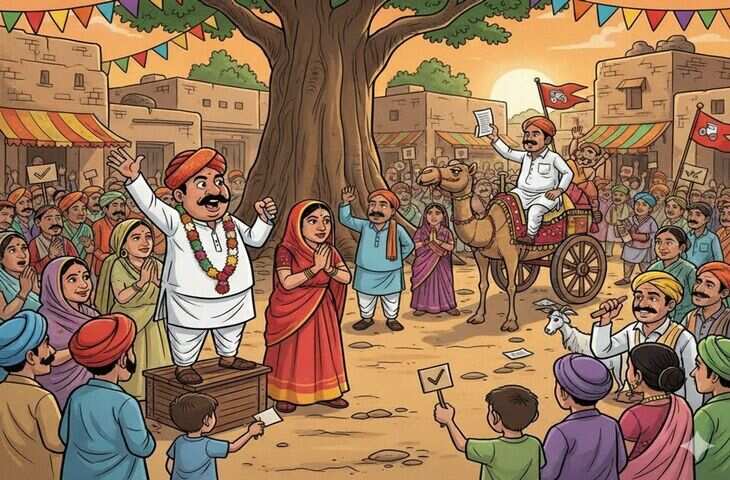 निकाय और पंचायतीराज चुनाव में खर्च सीमा दोगुनी, फुटेज में जानें ऊंटगाड़ी और बैलगाड़ी से प्रचार पर लगी रोक