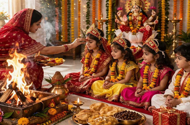 शारदीय नवरात्रि: कन्या पूजन में भूलकर भी ना दें ये उपहार, अशुभ मानी जाती हैं ये चीजें