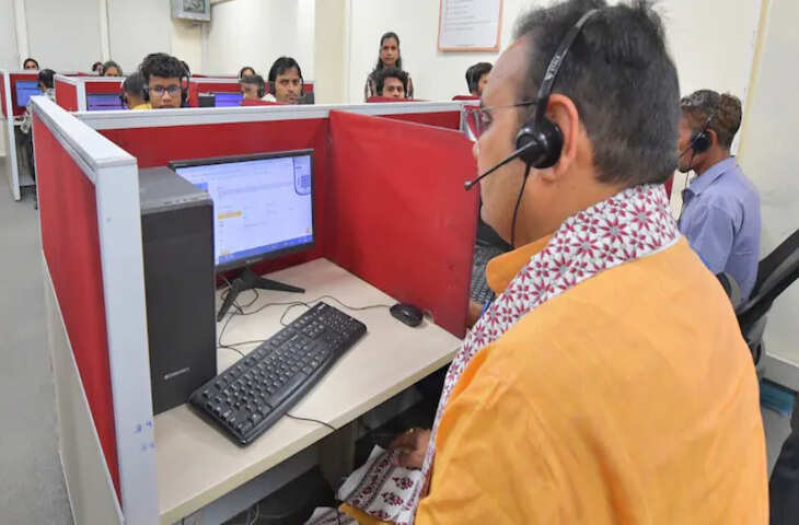 सीएम भजनलाल शर्मा का &lsquo;संपर्क हेल्पलाइन 181&rsquo; का औचक निरीक्षण, खुद सुनी आमजन की शिकायतें