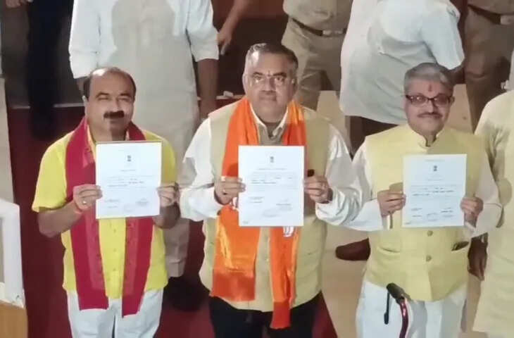 मध्य प्रदेश में भाजपा की बड़ी जीत, तरुण चुग, रजनीश अग्रवाल और महेश केवट निर्विरोध राज्यसभा सदस्य चुने गए