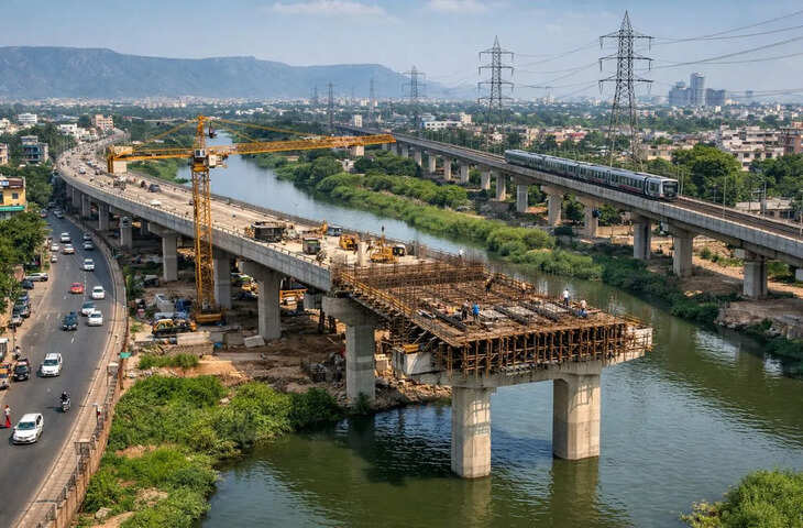 जयपुर में ट्रैफिक दबाव कम करने के लिए 36 किलोमीटर लंबी एलिवेटेड रोड योजना पर काम शुरू