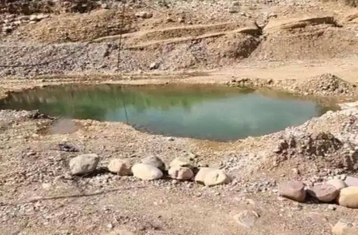 Mandi हरौती खड्ड देखने पहुंचे एसडीएम खनन के गड्ढे में डूबने से 3 वर्षीय बच्चे की मौत