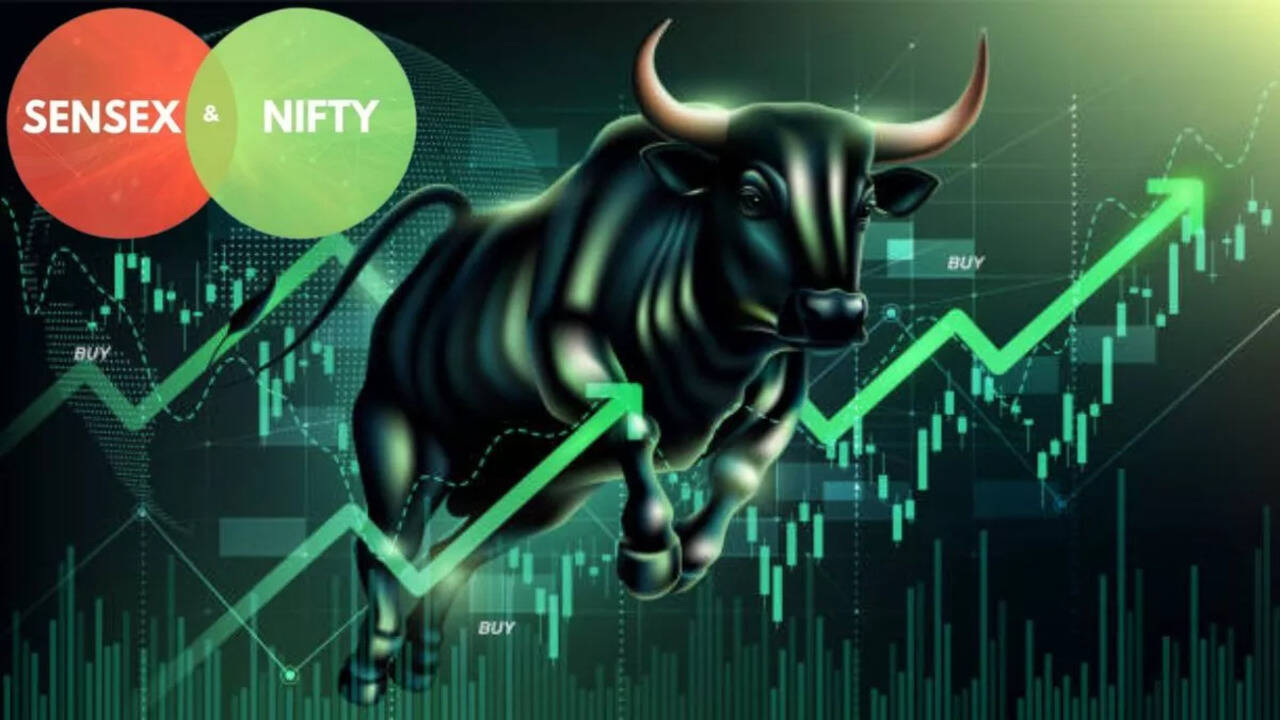 Stock Market Opening : RBI पॉलिसी से पहले बाजार में जोरदार तेजी, Sensex 300 अंक उछला, Nifty 23,450 के पार