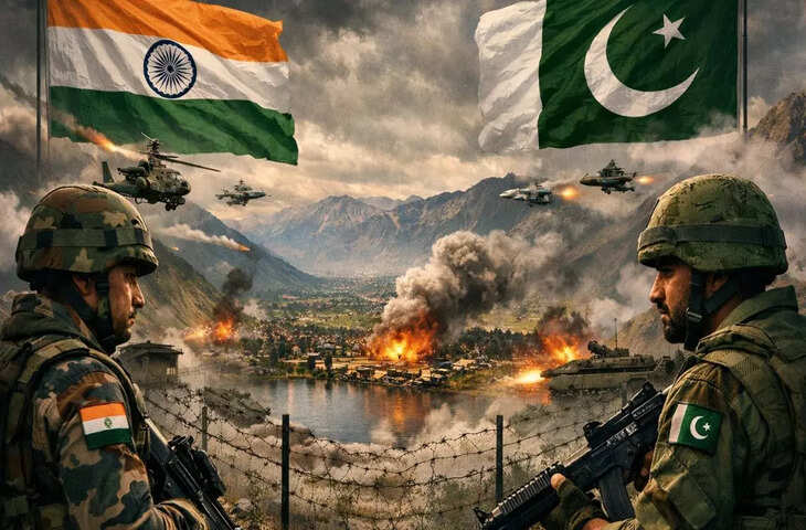 अमेरिकी थिंक टैंक की चेतावनी, वीडियो में जानें 2026 में भारत-पाकिस्तान के बीच युद्ध का खतरा, कश्मीर बना टकराव का
