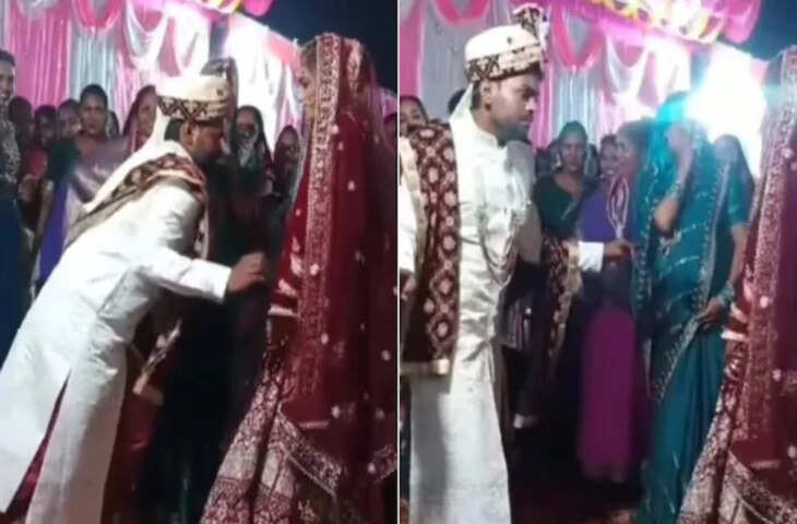 दुल्हन के सामने दूल्हे ने किया गजब डांस, शर्म से लाल हुए गेस्ट, लोग बोले- इसको किसने छेड दिया?