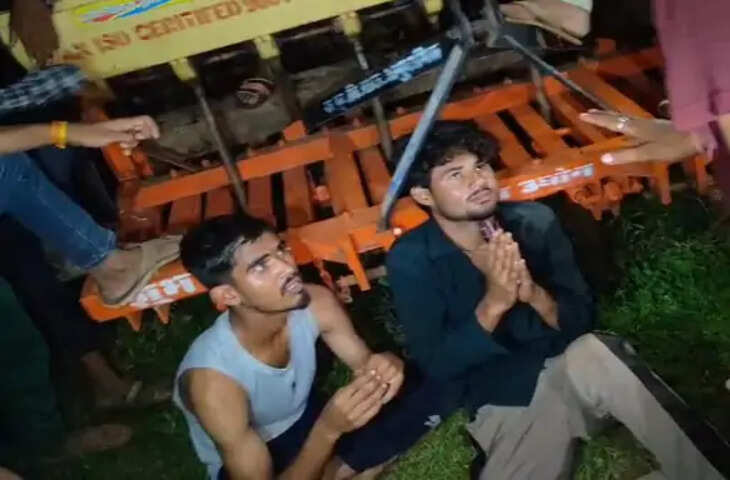 गुना में 10 मिनट में बाइक चोरी, गांव वालों ने घेराबंदी कर दो आरोपियों को पकड़ा