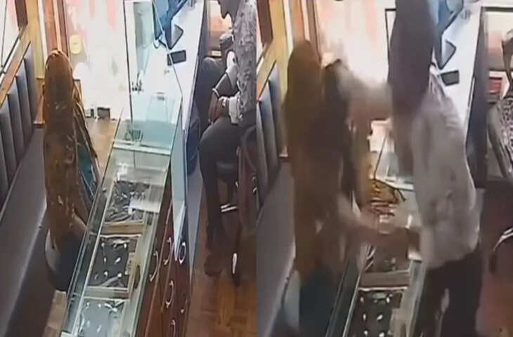 चोरी करने पहुंची दीदी को बंदे ने मारे 17 थप्पड़, Video हो रहा है वायरल