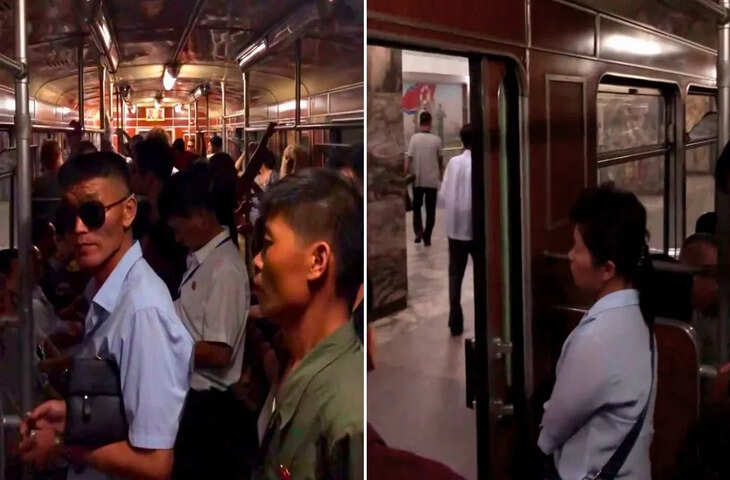 उत्तर कोरिया का मेट्रो ट्रेन वीडियो वायरल, नेटिजन्स हुए हैरान