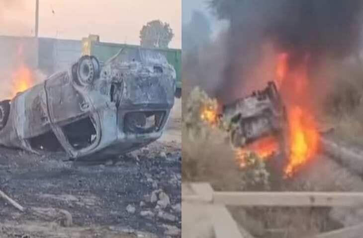 हनुमानगढ़: फैक्ट्री की दीवार तोड़ी, गाड़ियों को फूंका... विधायक चोटिल, क्यों उग्र हुए किसान