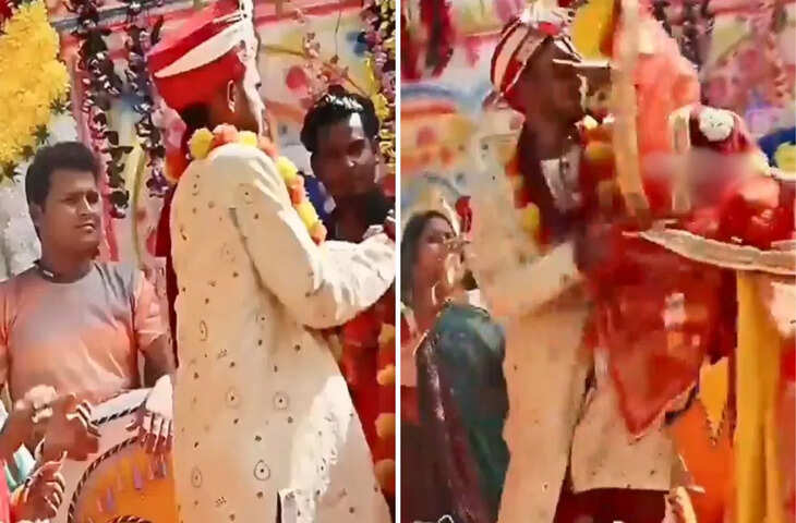 शादी बनी अखाड़ा! जयमाला के दौरान दूल्हा-दुल्हन में हुई झड़प, वायरल वीडियो देख लोग बोले&mdash;&ldquo;अभी से ये हाल है&hellip;&rdquo;