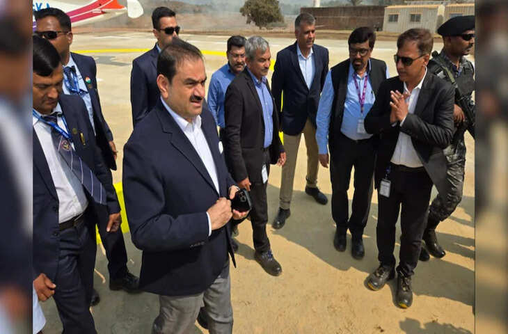 गौतम अदानी ने भागलपुर में 30,000 करोड़ के मेगा पावर प्रोजेक्ट का जायजा लिया