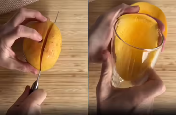 आम खाने का वायरल हैक! सिर्फ 3 चीजों से आसानी से छीलकर खाने का तरीका चर्चा में