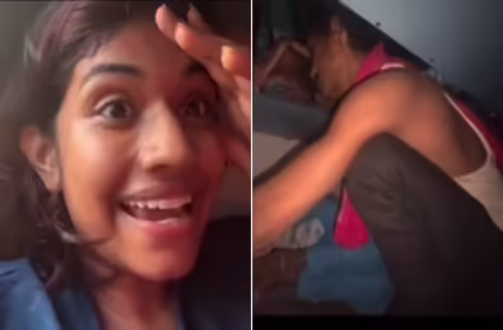 रेलवे में रिज़र्व कोच में भीड़ से परेशान महिला का वीडियो वायरल