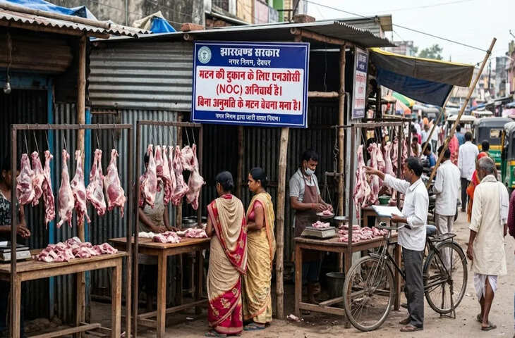 झारखंड में बिना एनओसी नहीं चलेंगी मीट-मछली की दुकानें, नगर निकायों से अनुमति लेना होगा जरूरी