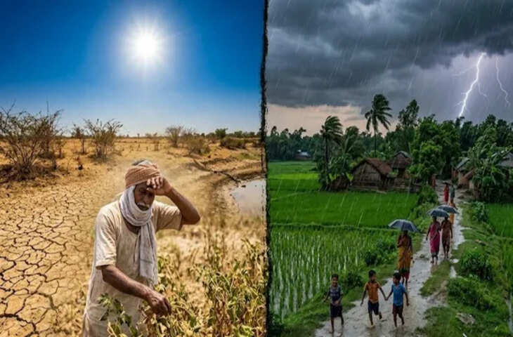 बिहार में मौसम का दोहरा असर: उत्तर में बारिश-आंधी का अलर्ट, दक्षिण में भीषण लू की चेतावनी