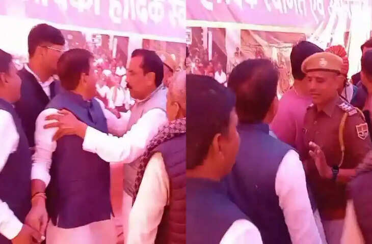 भरतपुर में बसंत पशु मेला उद्घाटन के दौरान भाजपा और निर्दलीय विधायक में कहासुनी