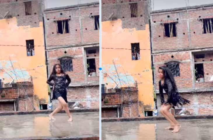 बारिश में भीगी बच्ची ने अपने डांस से लगा दी आग! पड़ोसी भी देखने लगे, वीडियो में मूव्स देख आप भी हो जाएंगे फैन&nbsp;