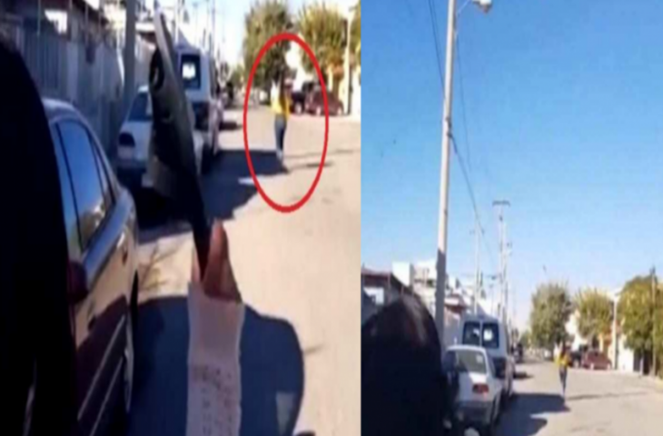 गलती कर भाग रही थी बेटी, गुस्से में मां ने 30 मीटर दूर से फेंकी चप्पल और फिर..., देखें Video