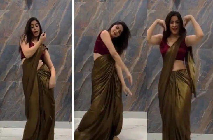 साड़ी में लड़की का डांस देख थम गईं लोगों की नजरें, शानदार स्टेप्स और एक्सप्रेशन ने सोशल मीडिया पर मचाई धूम