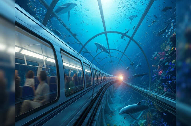 Underwater Train in India: दैत्याकार मशीनों से समंदर में बनाई जा रही रेल की टनल, 20 मंजिला इमारत जितनी गहराई में दौड़ेगी हाई स्पीड रेल&nbsp;