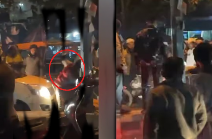 बीच सड़क शख्स पर चाकू से हमला करता रहा नाबालिग, तमाशा देखते रहे लोग, देखिए वीडियो