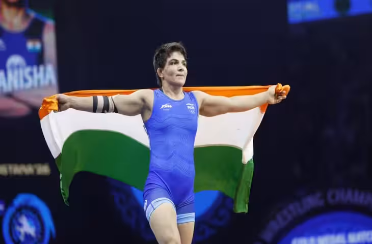 Wrestling Champion: मनीषा भानवाला ने रचा इतिहास, 0-6 से पिछड़ने के बाद अमेरिकी पहलवान को हराकर जीता गोल्ड