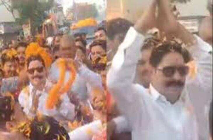 जदयू विधायक के स्वागत कार्यक्रम में हथियार लहराने का वीडियो वायरल, पुलिस जांच में जुटी