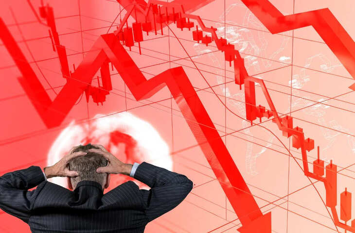 शेयर बाजार की बड़ी गिरावट! सेंसेक्स 300 अंक टूटा, निवेशकों के 82 हजार करोड़ मिनटों में स्वाहा​​​​​​​