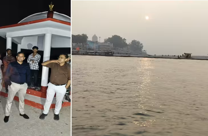 बस्ती में घट रहा सरयू का जलस्तर, लेकिन कटान तेज; महाराजगंज में बाढ़ अलर्ट के बीच ADM ने डाला डेरा