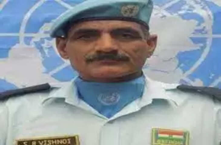 jodhpur कांगो में शहीद सांवलाराम का पार्थिव शरीर पहुंचा