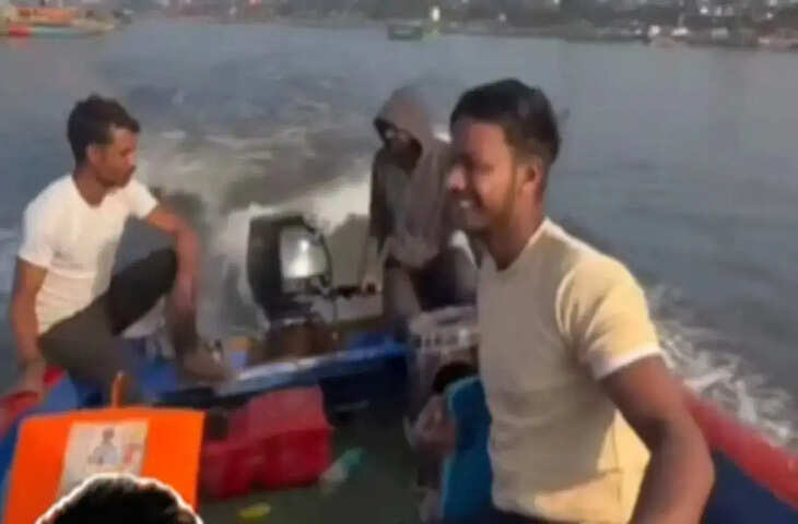 भाईचारा ऑन टॉप, स्पीड में चल रही नाव से गिरा दोस्त, जान की परवाह किए बिना बचाने के लिए फट से कूद गया लड़का