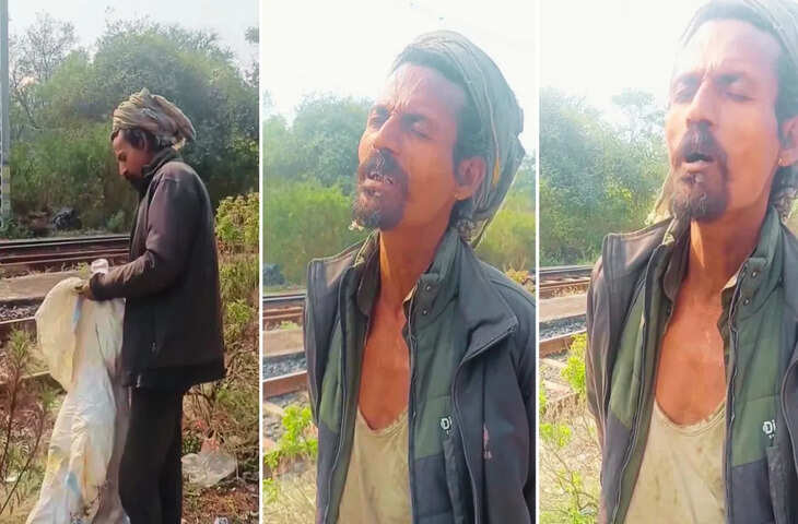 कचरा बीनने वाले शख्स की आवाज ने लोगों को किया दंग, लोग कर रहे हैं सोनू निगम से तुलना