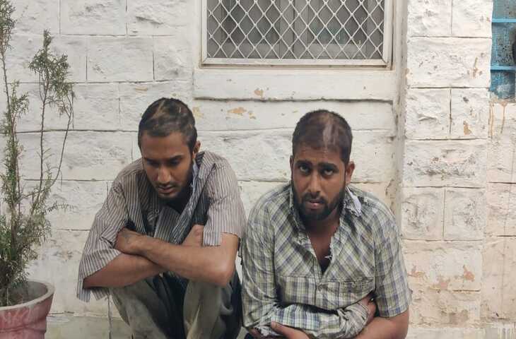 जोधपुर: हिस्ट्रीशीटर भिखारी वेश में दिल्ली भागा, स्टेशन पर पकड़कर वारदात वाली कॉलोनी में पुलिस ने कराई परेड