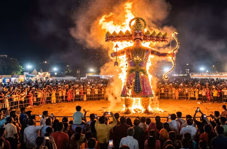 Ravan Dahan Time: कल दशहरा पूजा का शाम 3:30 बजे तक रहेगा मुहूर्त, जानें रावण दहन का शुभ मुहूर्त