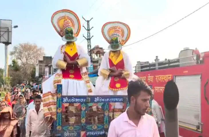 लालसोट में गणगौर महोत्सव की धूम, शाही सवारी और 276 साल पुरानी परंपरा ने खींचा ध्यान