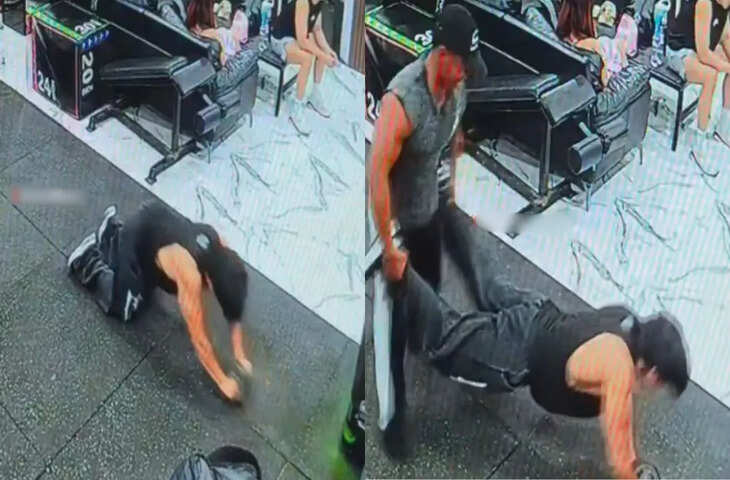 मजेदार पल ने इंटरनेट पर मचाया धमाल, लोग बार-बार देख रहे हैं क्लिप